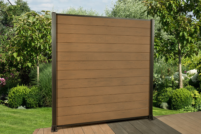 WPC Zaun Nut Brown